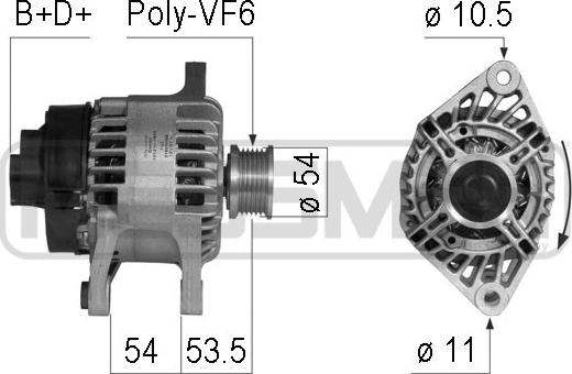 ERA 210751 - Alternatore autozon.pro