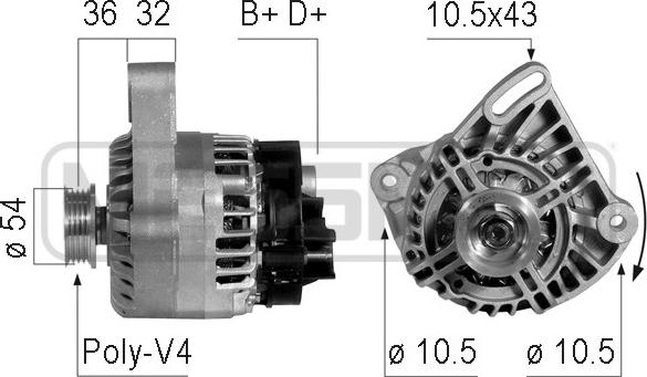 ERA 210757 - Alternatore autozon.pro