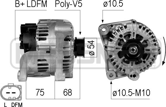 ERA 210736 - Alternatore autozon.pro