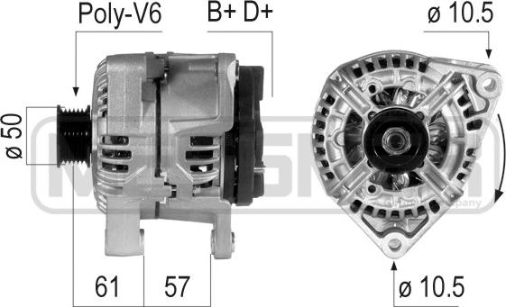 ERA 210725 - Alternatore autozon.pro