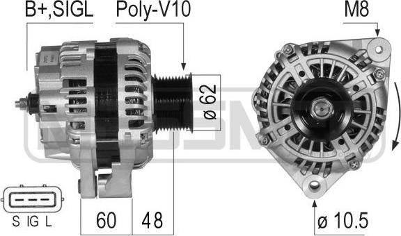 ERA 210772 - Alternatore autozon.pro