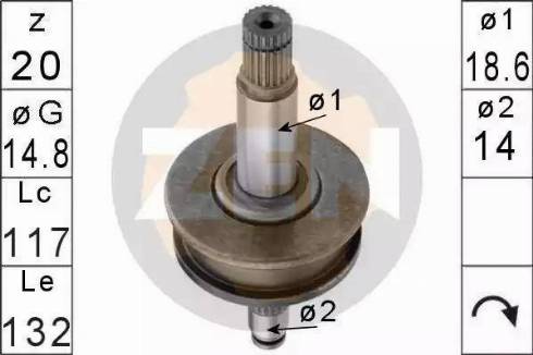 ERA 225440 - Pignone, Motorino d'avviamento autozon.pro