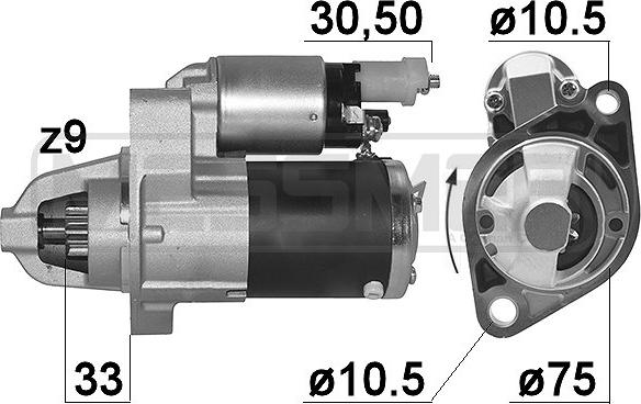 ERA 220990A - Motorino d'avviamento autozon.pro