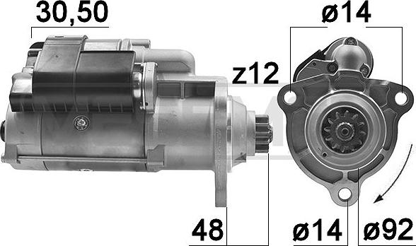 ERA 220993 - Motorino d'avviamento autozon.pro