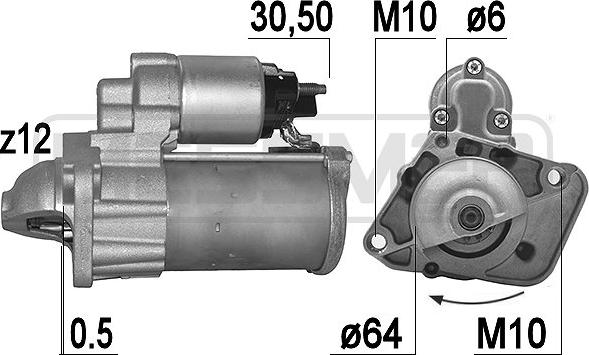 ERA 220997 - Motorino d'avviamento autozon.pro