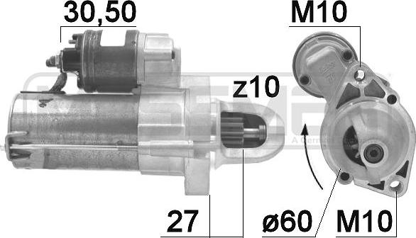 ERA 220946 - Motorino d'avviamento autozon.pro