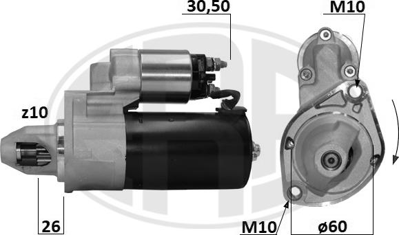 ERA 220947A - Motorino d'avviamento autozon.pro