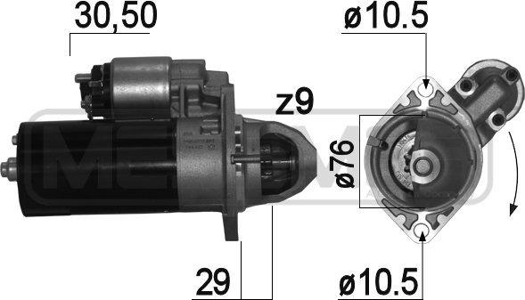 ERA 220913 - Motorino d'avviamento autozon.pro