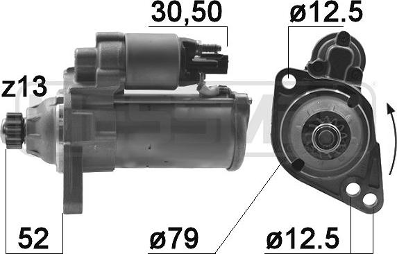 ERA 220985 - Motorino d'avviamento autozon.pro