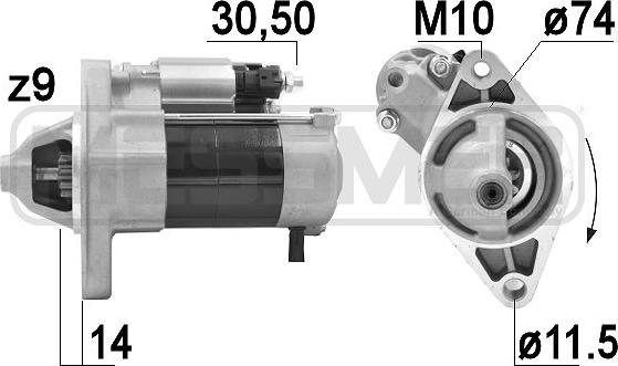 ERA 220926 - Motorino d'avviamento autozon.pro