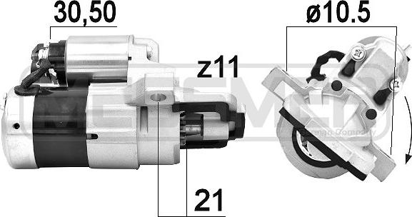 ERA 220921A - Motorino d'avviamento autozon.pro