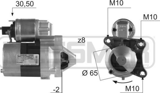 ERA 220441 - Motorino d'avviamento autozon.pro