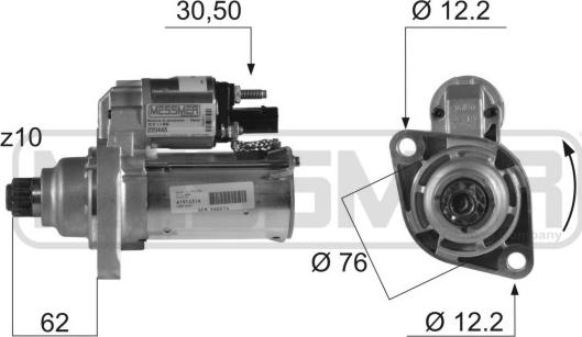 ERA 220448 - Motorino d'avviamento autozon.pro