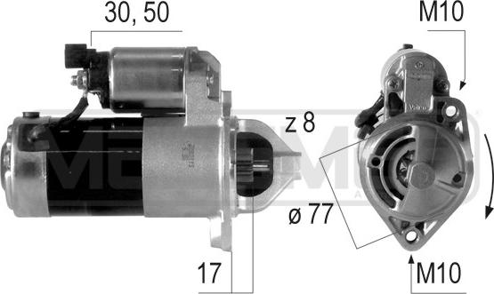 ERA 220459A - Motorino d'avviamento autozon.pro