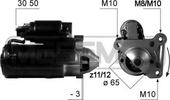 ERA 220458A - Motorino d'avviamento autozon.pro