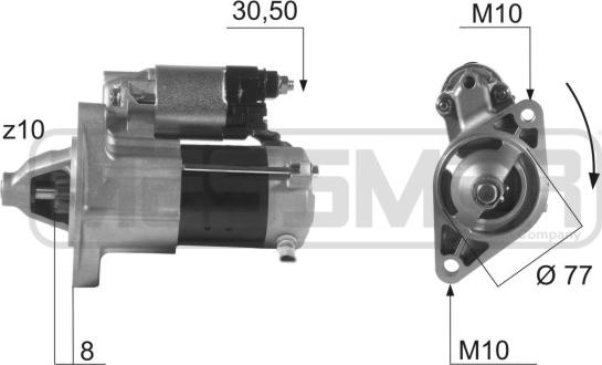 ERA 220468 - Motorino d'avviamento autozon.pro