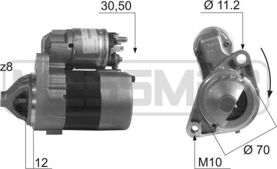 ERA 220404 - Motorino d'avviamento autozon.pro