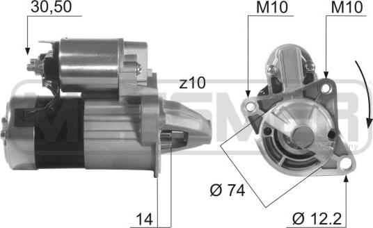 ERA 220484A - Motorino d'avviamento autozon.pro