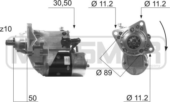 ERA 220480 - Motorino d'avviamento autozon.pro