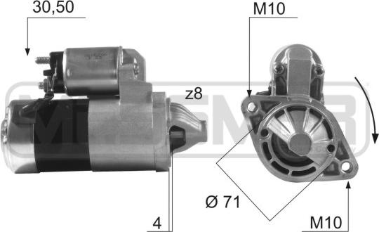 ERA 220481A - Motorino d'avviamento autozon.pro