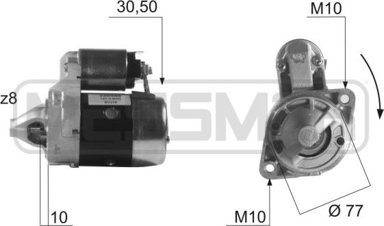 ERA 220488 - Motorino d'avviamento autozon.pro