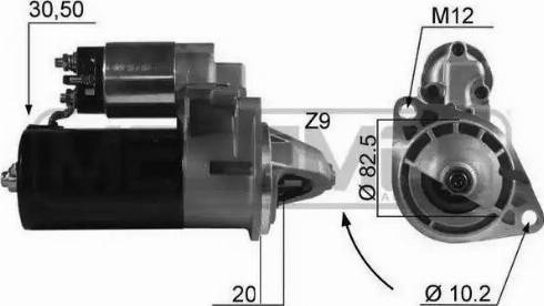 ERA 220434 - Motorino d'avviamento autozon.pro