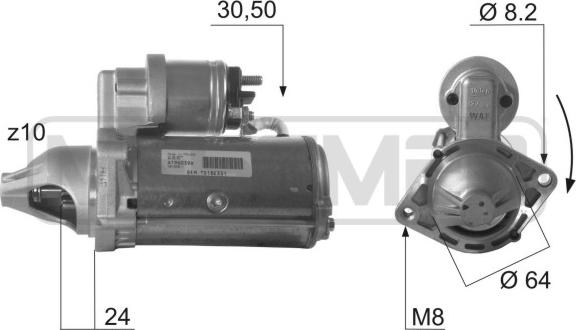 ERA 220432 - Motorino d'avviamento autozon.pro