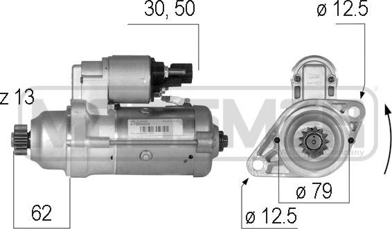 ERA 220591 - Motorino d'avviamento autozon.pro