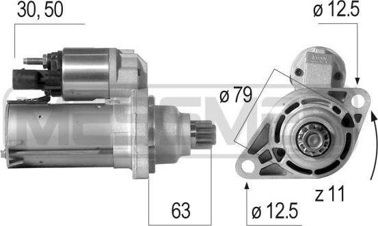 ERA 220598 - Motorino d'avviamento autozon.pro