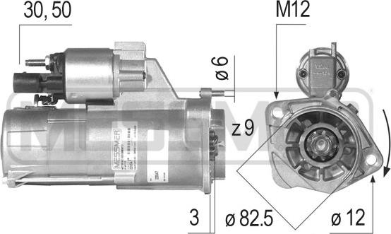 ERA 220547 - Motorino d'avviamento autozon.pro