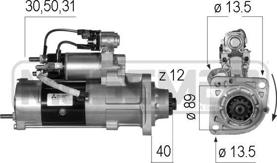 ERA 220557 - Motorino d'avviamento autozon.pro