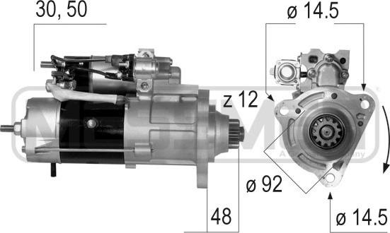 ERA 220569 - Motorino d'avviamento autozon.pro