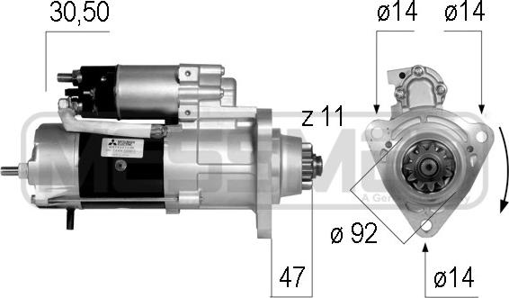 ERA 220568 - Motorino d'avviamento autozon.pro