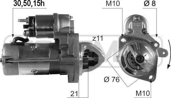 ERA 220508 - Motorino d'avviamento autozon.pro