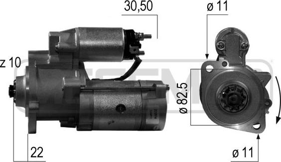 ERA 220514A - Motorino d'avviamento autozon.pro