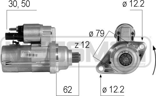 ERA 220586 - Motorino d'avviamento autozon.pro