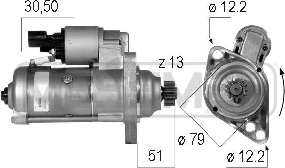 ERA 220583 - Motorino d'avviamento autozon.pro