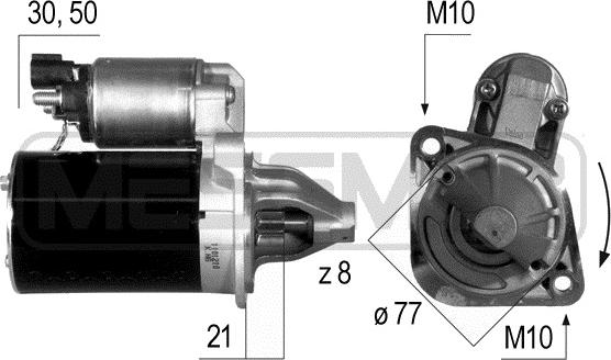 ERA 220537 - Motorino d'avviamento autozon.pro