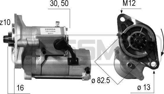 ERA 220524A - Motorino d'avviamento autozon.pro