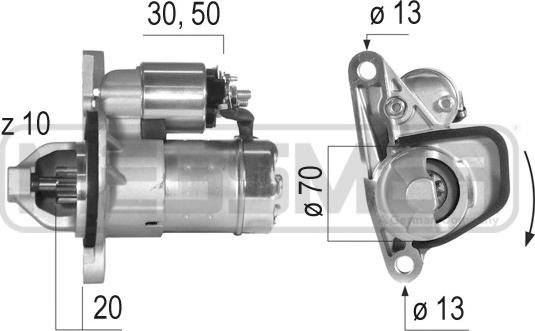 ERA 220579 - Motorino d'avviamento autozon.pro