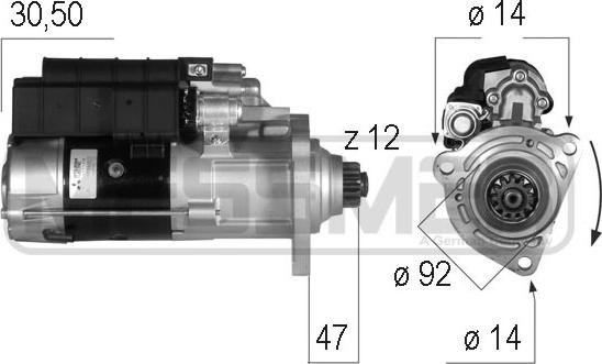 ERA 220572 - Motorino d'avviamento autozon.pro