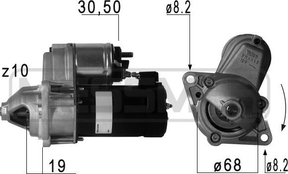 ERA 220691 - Motorino d'avviamento autozon.pro