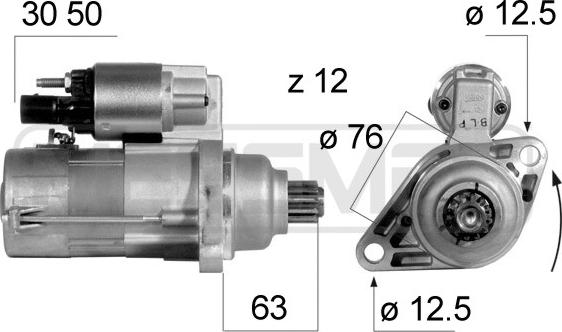 ERA 220646 - Motorino d'avviamento autozon.pro