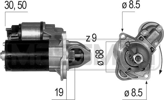 ERA 220648 - Motorino d'avviamento autozon.pro