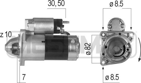 ERA 220643 - Motorino d'avviamento autozon.pro