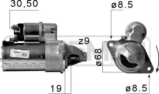 ERA 220656 - Motorino d'avviamento autozon.pro