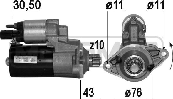 ERA 220665A - Motorino d'avviamento autozon.pro