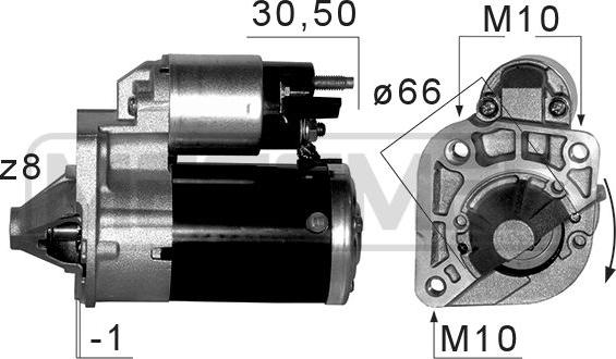 ERA 220668 - Motorino d'avviamento autozon.pro