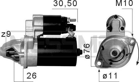 ERA 220662A - Motorino d'avviamento autozon.pro