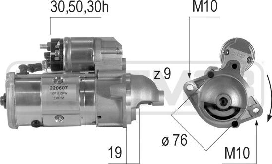 ERA 220607A - Motorino d'avviamento autozon.pro